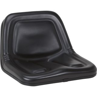 K & M Lawn Tractor Seat — Black, Model# 7486  Lawn Tractor   Utility Vehicle Seats