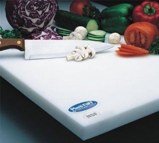 NoTrax 177 964 Cutting Board, Polyethylene, 48 x 96 x 3/4 in, White, Each Kitchen & Dining