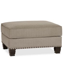 Fredric Fabric Ottoman 32W x 24D x 18H   Furniture