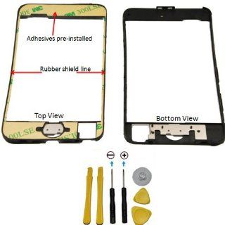 YB Planet iPod Touch 2nd/3rd Generation Midframe Bezel Chassis + 3M Pre Cut Adhesive + Complete Seven Piece Tool Kit Cell Phones & Accessories