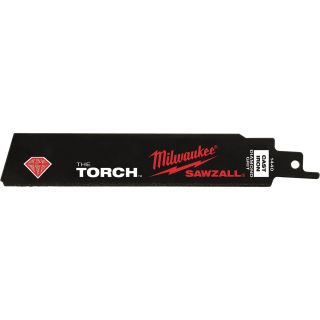 Milwaukee Diamond Grit The Torch SAWZALL Blade — 6in., Model# 48-00-1440  Reciprocating Saw Blades