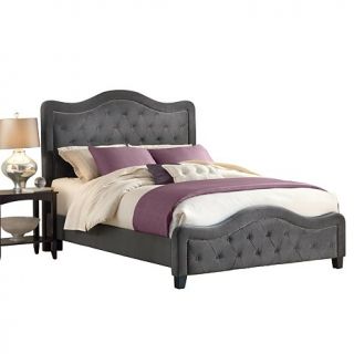 Hillsdale Furniture Trieste Fabric Bed   King   Pewter colored