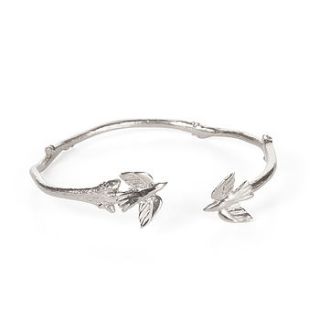 sterling silver fly away with me bird bracelet by chupi