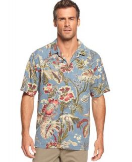 Tommy Bahama Shirt, Short Sleeve Laurel Floral Shirt   Casual Button Down Shirts   Men