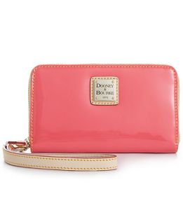 Dooney & Bourke Patent Leather Zip Around Wallet   Handbags & Accessories