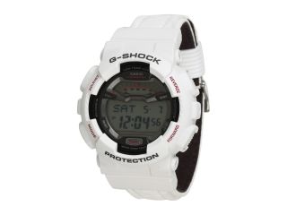 G Shock G LIDE GLS 100 (Leather Band) White