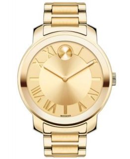 Movado Swiss Bold Gold Tone Stainless Steel Bracelet Watch 38mm 3600085   Watches   Jewelry & Watches