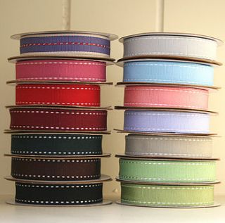 stitched grosgrain ribbon roll 10m by jane means