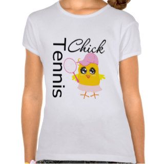 Cool Tennis Chick Tee Shirt