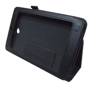 Generic Stand Folio Smart Leather Holder Case Cover Compatible for Asus MemO Pad HD 7 ME173X 7 Inch Tablet Color Black Computers & Accessories