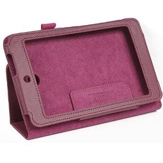 Sanheshun Folio PU Leather Case Cover Protective Stand Compatible with ASUS MeMO Pad HD 7 ME173X Color Rose Computers & Accessories