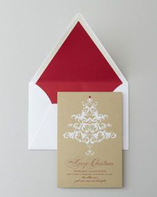 Checkerboard 50 Elegant Tree Christmas Cards