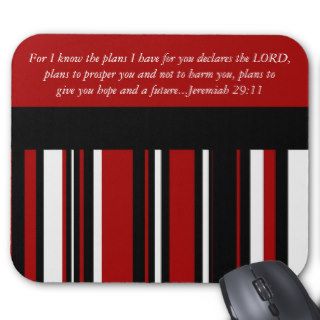 Christian Bible Verse Jeremiah 2911 Scripture Mouse Pad