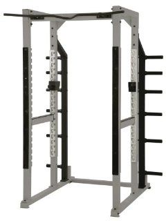 York Barbell STS Power Rack   Silver  Exercise Power Cages  Sports & Outdoors