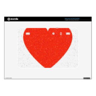 Heart Mosaic Triangles Motorola XOOM Skin