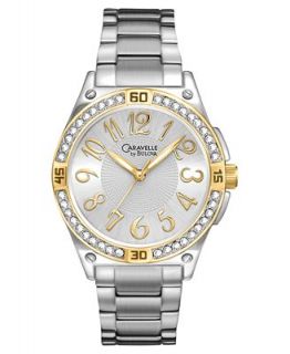 Caravelle New York by Bulova Watch, Womens 50th Anniversary Stainless Steel Bracelet 32mm 45L132   Watches   Jewelry & Watches