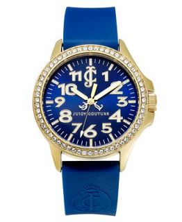 Juicy Couture Watch, Womens Jetsetter Navy Silicone Strap 38mm 1900962   Watches   Jewelry & Watches