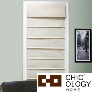 Chicology Sahara Sandstone Roman Shade (36 in. x 64 in.) Blinds & Shades
