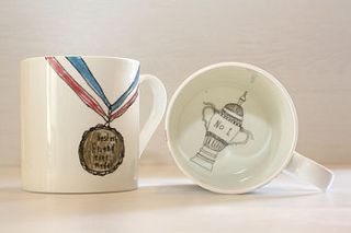 'bestest friend ever medal' mug by death by tea