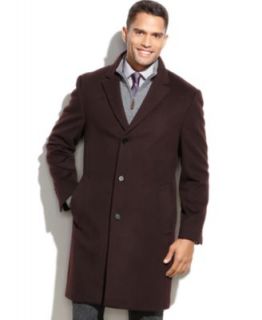 Calvin Klein Coat, Plaza Overcoat   Coats & Jackets   Men