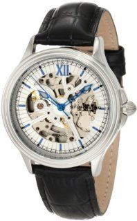 Stuhrling Original Men's 167.33152 Classic Delphi Priam Automatic Skeleton Silver Tone Watch Watches