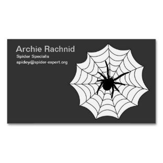 Spider Web Business Card Template
