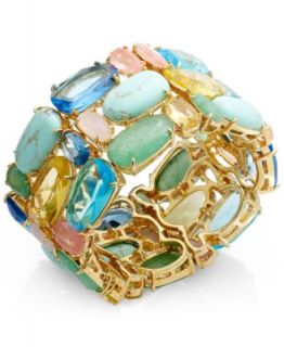 Lauren Ralph Lauren 14k Gold Plated Palm Beach Collar Necklace   Fashion Jewelry   Jewelry & Watches