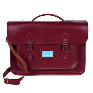 leather briefcase collection, x large by bohemia