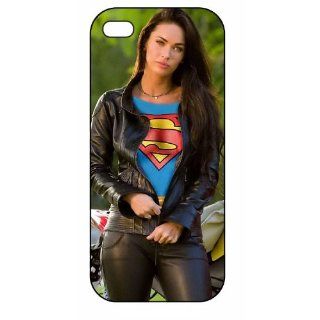 Megan Fox, Superman Logo, iPhone 5 Premium Plastic Case 164, Aluminium Layer, Movie Theme Shell, Cover Cell Phones & Accessories