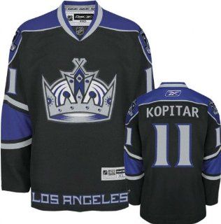 NHL Reebok Anze Kopitar Los Angeles Kings Premier Jersey   Black (Medium)  Athletic Jerseys  Sports & Outdoors
