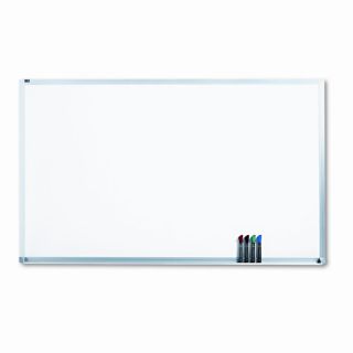 Quartet® Magnetic Dry Erase Porcelain Board in White with Aluminum