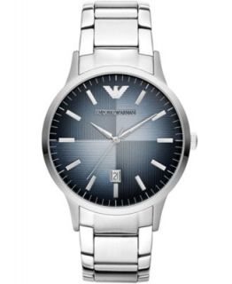 Emporio Armani Watch, Mens Stainless Steel Bracelet AR2448   Watches   Jewelry & Watches