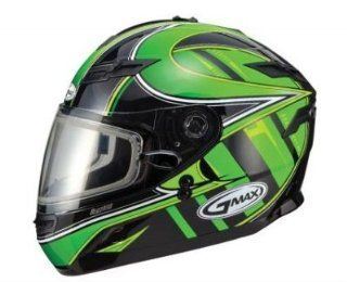 G Max GM78S Blizzard Helmet Green/Black Extra Small XS G6781223 TC 3 Automotive