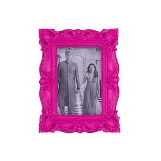 fuchsia baroque photo frame by lucky roo