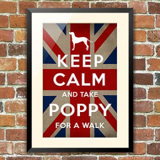 personalised dog print, for pet lovers by the animal gallery
