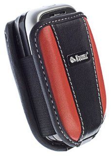 Krusell Multidapt Voguish series case for flip phones, Black/Red (fits most flip phones) Cell Phones & Accessories