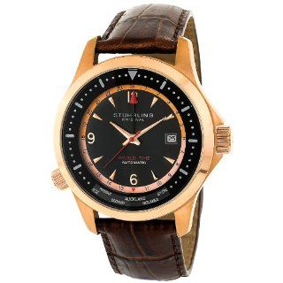 Stuhrling Original Men's 164.3345K1 Lifestyle 'Voyager II' GMT Automatic Watch at  Men's Watch store.