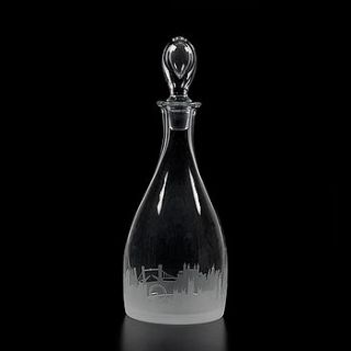 london skyline crystal decanter by inkerman london