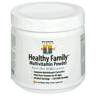 Rainbow Light Just Once Naturals Healthy Family Multivitamin Powder , 10.5 oz (300 g) Health & Personal Care