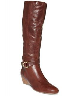 Bandolino Atchison Wide Calf Wedge Boots   Shoes