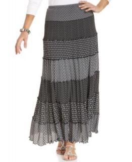 Style&co. Skirt, Tiered Maxi   Skirts   Women