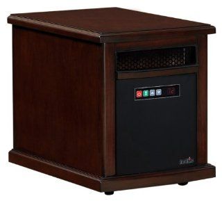 Duraflame Infared Quartz Electric Portable Heater Air Purifier Colby   Cherry   Space Heaters For Large Rooms