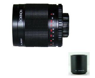 Rokinon 500mm Mirror Lens for Olympus/Panasonic Mount + 2X Teleconverter Lens  Digital Slr Camera Lenses  Camera & Photo