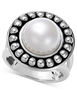 Honora Style Pearl Cultured Freshwater Pearl Ring in Sterling Silver (10 1/2mm)   Rings   Jewelry & Watches