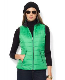 Lauren Ralph Lauren Petite Reversible Quilted Vest   Jackets & Blazers   Women