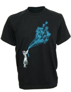 SODAtees banksy Jelly Fish underwater balloon Men's T SHIRT graphic tee Clothing