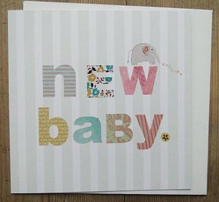 new baby card by anna victoria