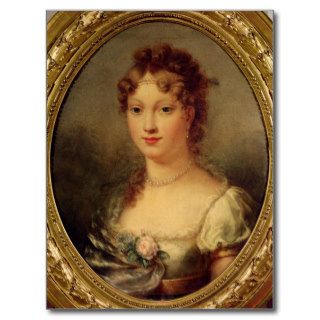 Portrait of Marie Louise de Hapsburg Lorraine Postcards