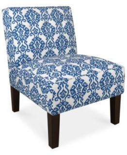 Barstow Blue Diamonds Fabric Accent Chair, Direct Ship   Furniture