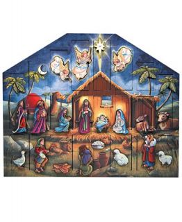 Byers Choice Advent Calendar, Nativity Scene   Holiday Lane